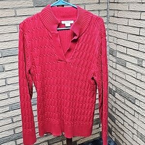 Liz Claibourne Ladies V Neck Sweater Sz 1X